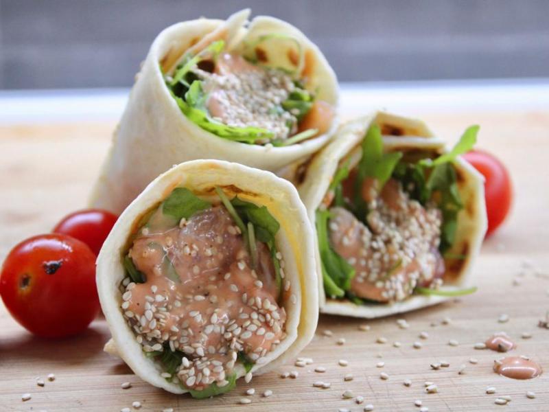 Coni di piadina&nbsp;farciti